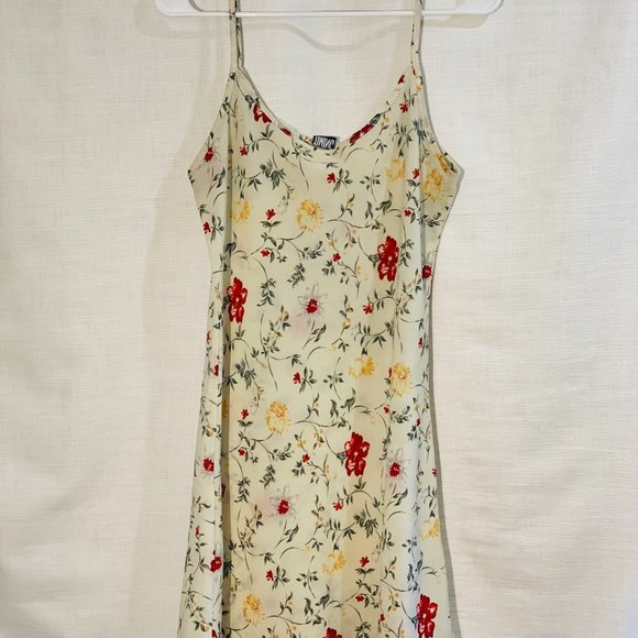 Timing Dresses Vintage Cream Timing Floral Mini Dress Poshmark